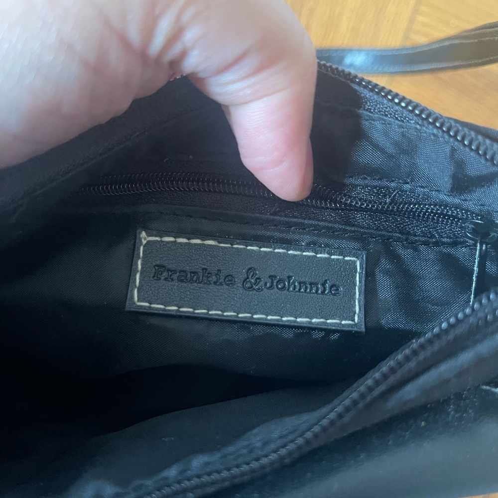 Vintage Y2K Frankie & Johnnie Black Mini Shoulder Bag - Picture 10 of 15